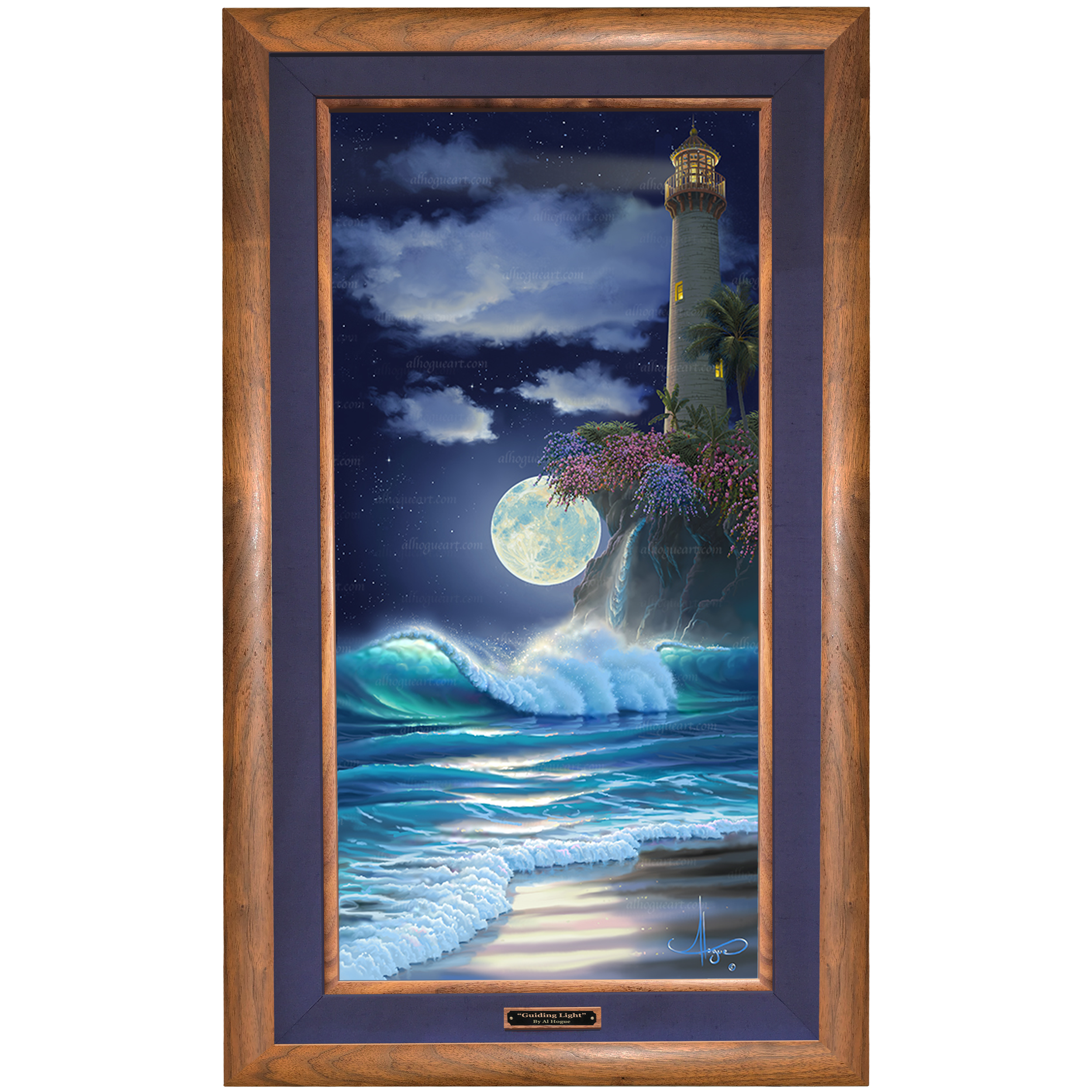 ジョン アルホーグ JOHN.AL.HOGUE、作品名.MOONLIT Al Hogue Art